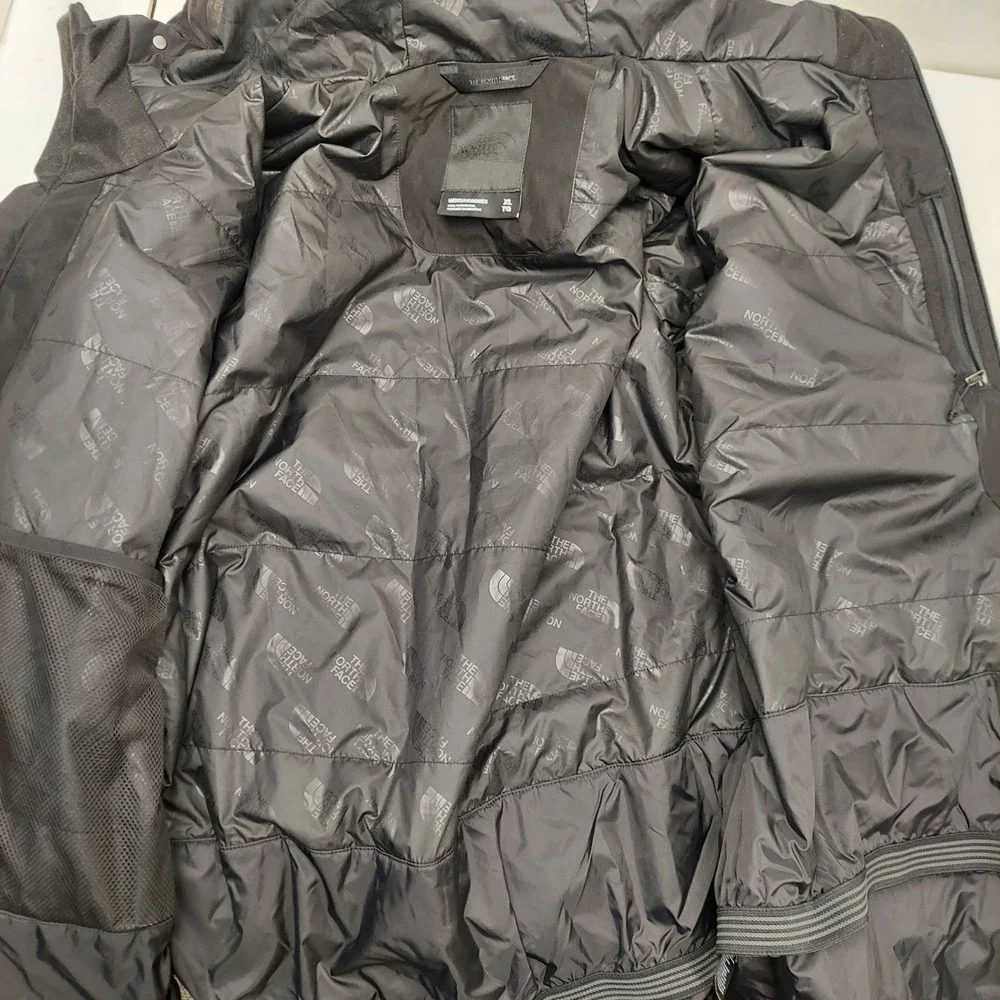 The North Face Descendit Insulated Ski Jacket Mens XL Black Waterproof Hooded